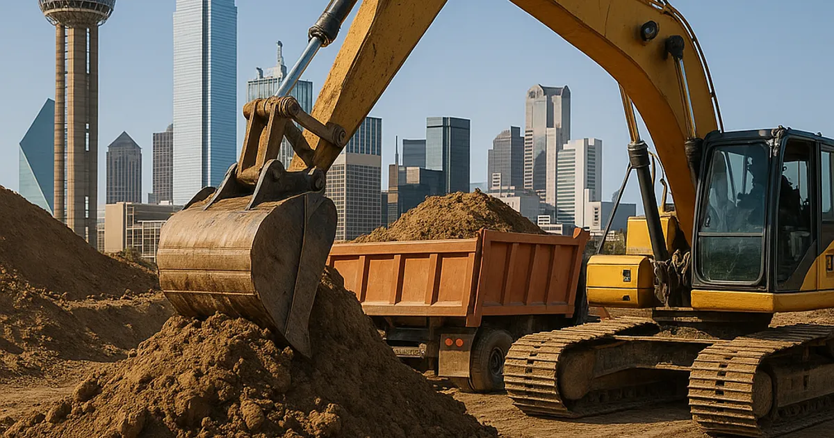 Dallas Dirt Hauling Regulations and Permits Guide - DirtMatch blog hero image about earthwork and construction