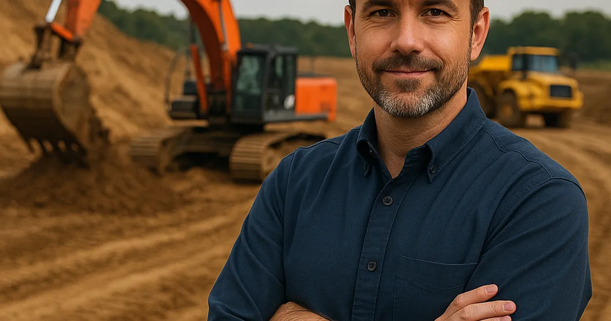 LinkedIn for Earthwork Contractors: Get More Dirt Contracts - DirtMatch blog hero image about earthwork and construction