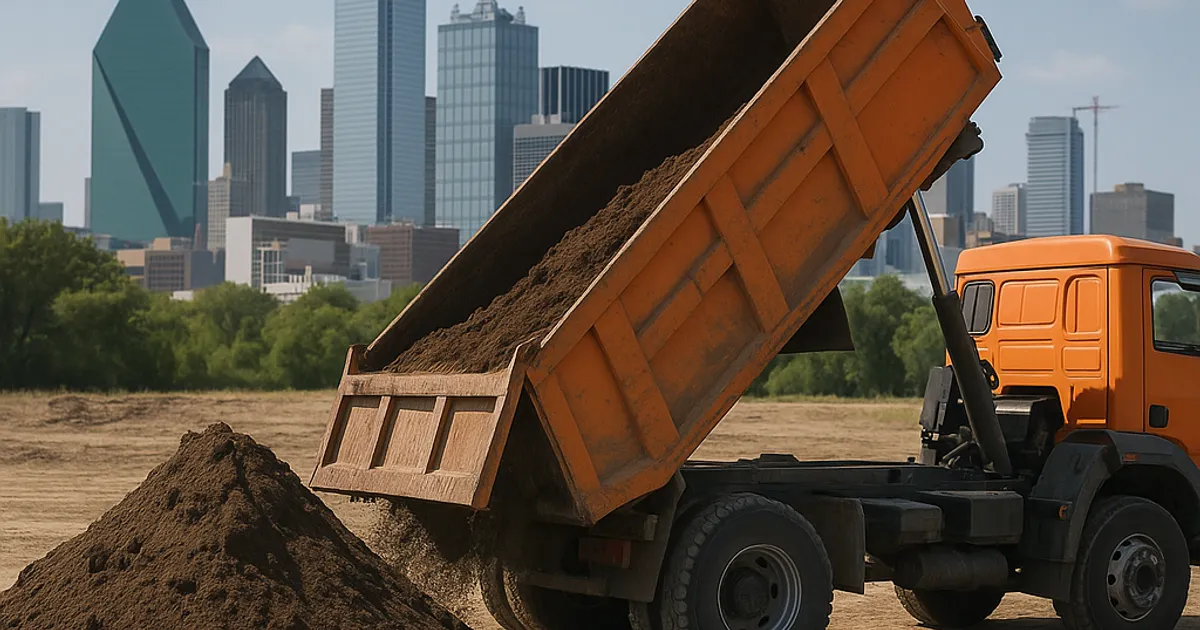 Where to Dump Dirt in Dallas TX: Complete Guide 2026 - DirtMatch blog hero image about earthwork and construction